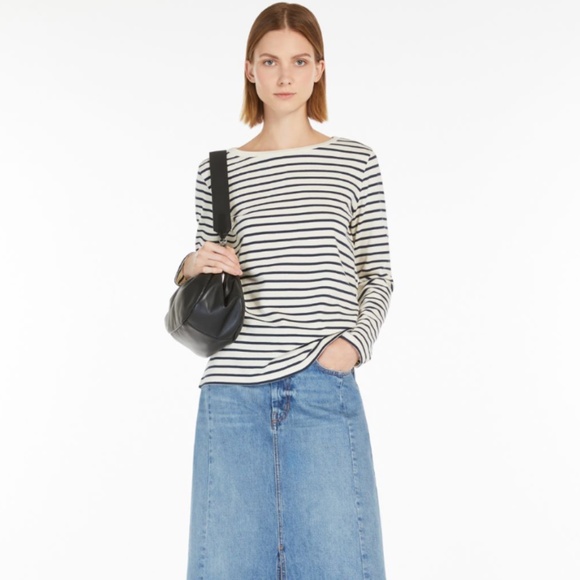 Weekend Max Mara Tops - Weekend Max Mara Organic Cotton Long Sleeve Tee *FINAL PRICE*